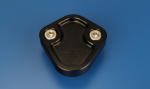 Billet Fuel Lift Pump Block Off 12V & 24V fits Cummins Black Anodized